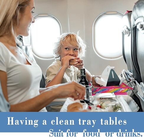 Kids Tray Table Cover with Portable Pockets, Airplane Travel Essentials for Kids, Toddlers, Adults, Airplane Must Haves for Kids, Travel Tray for Plane Train, Dinosaur in Saudi Arabia
