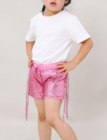 سراويل قصيرة للفتيات من Cilucu مصنوعة من الترتر للأطفال الصغار وحفلات سباركلي صيفية قصيرة للأطفال في عيد الهالوين in Kuwait