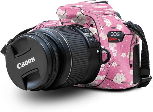 Carbon Fiber Skin Compatible with Canon EOS Rebel T7 Camera - Mono Camo - Premium 3M Vinyl Protective Wrap Decal Cover - Easy to Apply | Crafted in The USA by MightySkins in Saudi Arabia