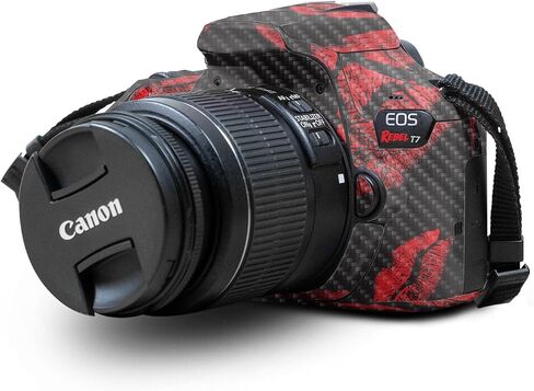 Carbon Fiber Skin Compatible with Canon EOS Rebel T7 Camera - Mono Camo - Premium 3M Vinyl Protective Wrap Decal Cover - Easy to Apply | Crafted in The USA by MightySkins in Saudi Arabia