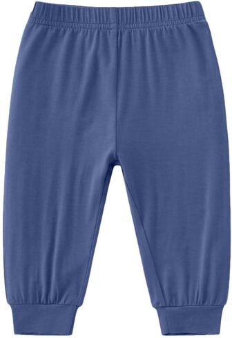 SUZEL Baby Boys Girls Bamboo Viscose Jogger Pants Infant Toddler Bloomers Kids Harem Pants in Kuwait