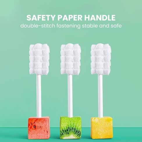 Baby Toothbrush, Baby Tongue Cleaner, Newborn Toothbrush,Baby Tongue Cleaner, Disposable Tongue and Gum Cleaner, Infant Oral Care and Cleaning for 0-36 Month Baby, 40 Count. in Kuwait