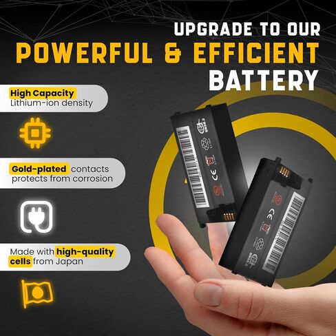 بطارية بديلة للطاقة الحرفية لموتورولا CLS1100، CLS1410، CLS1450CB، CLS1450CH | حزمة بطارية ليثيوم أيون قابلة للشحن | 3.7 فولت | 1200 مللي أمبير | خلايا مصنوعة في اليابان (عبوة من 8 قطع) in Saudi Arabia