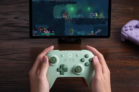 وحدة تحكم لاسلكية 8Bitdo Ultimate 2C لأجهزة الكمبيوتر التي تعمل بنظام Windows وAndroid، مع معدل اقتراع 1000 هرتز، وعصا التحكم ذات تأثير Hall ومشغلات Hall، ومصدات L4/R4 قابلة لإعادة التعيين (أرجواني) in Kuwait