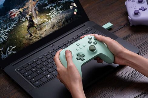 8Bitdo Ultimate 2C Wireless Controller for Windows PC and Android, with 1000Hz Polling Rate, Hall Effect Joysticks and Hall Triggers, and Remappable L4/R4 Bumpers (Purple) in Saudi Arabia