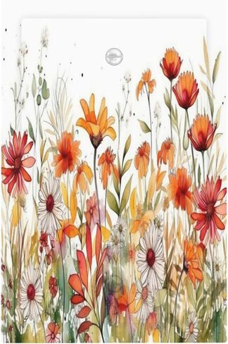 Watercolor Wild Flower Floral 1 Gang Decorative light switch plate Blank Wall Plate No Device Switchplate Electrical Faceplate for Nursery Bedroom Bathroom Decor in Saudi Arabia