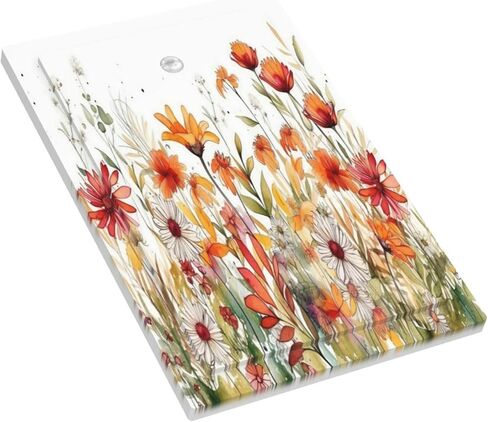 Watercolor Wild Flower Floral 1 Gang Decorative light switch plate Blank Wall Plate No Device Switchplate Electrical Faceplate for Nursery Bedroom Bathroom Decor in Saudi Arabia