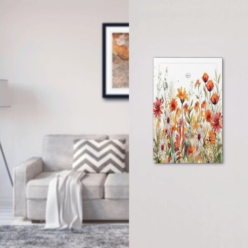 Watercolor Wild Flower Floral 1 Gang Decorative light switch plate Blank Wall Plate No Device Switchplate Electrical Faceplate for Nursery Bedroom Bathroom Decor in Saudi Arabia