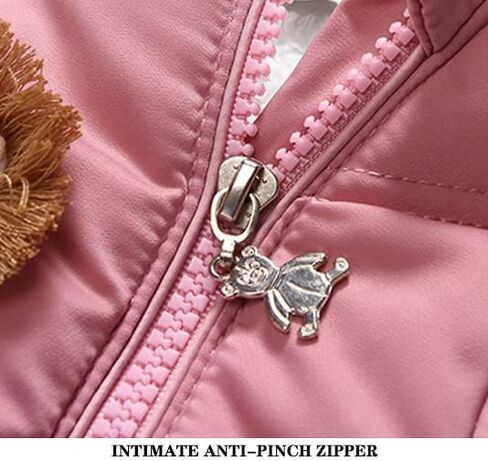 Baby Winter Warm Puffer Solid Zipper Romper hooded Snowsuit with Mittens and Shoes in Saudi Arabia
