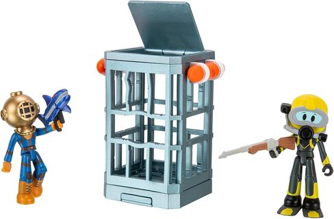 DevSeries Sharkbite 2: Shark Cage Game Pack - Two 2.75-Inch Action Figures with Accessories and Exclusive Virtual Item Code in Saudi Arabia