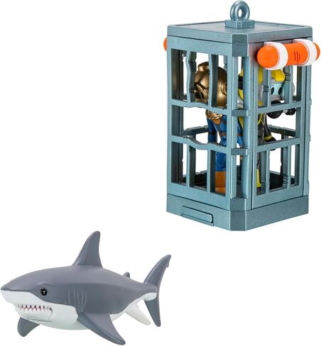 DevSeries Sharkbite 2: Shark Cage Game Pack - Two 2.75-Inch Action Figures with Accessories and Exclusive Virtual Item Code in Saudi Arabia