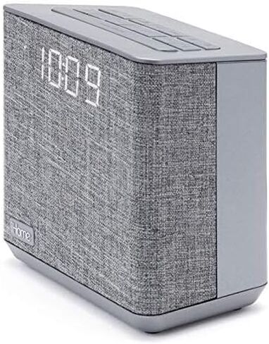 iHome iBT232 بلوتوث منبه مزدوج وراديو FM مع مكبر صوت وشحن USB - رمادي (أحدث طراز) in Kuwait