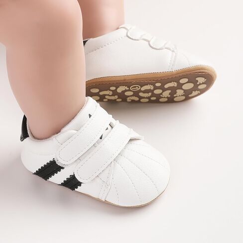 Baby Boys Girls Shoes Infant Sneakers First Walking Shoes Boys Girls Infant Sneakers Crib Shoes Breathable Lightweight Slip On Shoes in Saudi Arabia