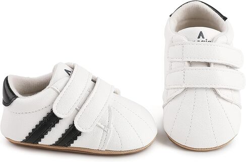 Baby Boys Girls Shoes Infant Sneakers First Walking Shoes Boys Girls Infant Sneakers Crib Shoes Breathable Lightweight Slip On Shoes in Saudi Arabia