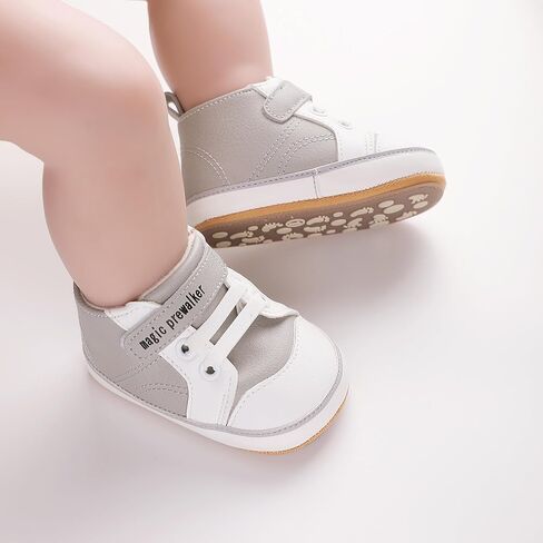 Baby Boys Girls Shoes Infant Sneakers First Walking Shoes Boys Girls Infant Sneakers Crib Shoes Breathable Lightweight Slip On Shoes in Saudi Arabia
