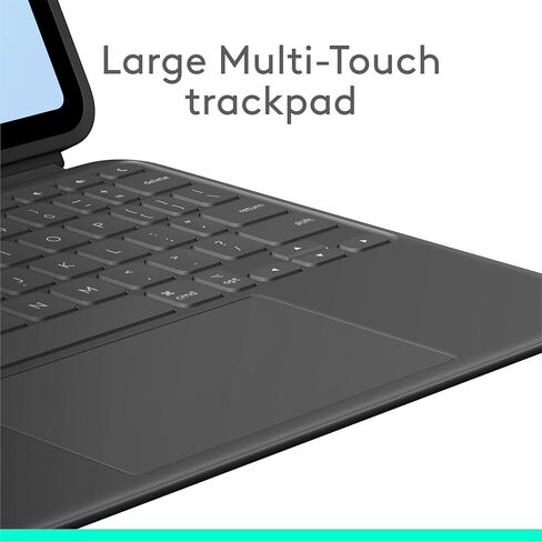 Logitech Combo Touch iPad Air 11-inch (M2) (2024), iPad Air (4th & 5th gen - 2020, 2022) Keyboard Case - Detachable backlit keyboard with kickstand - Midnight Black in Saudi Arabia
