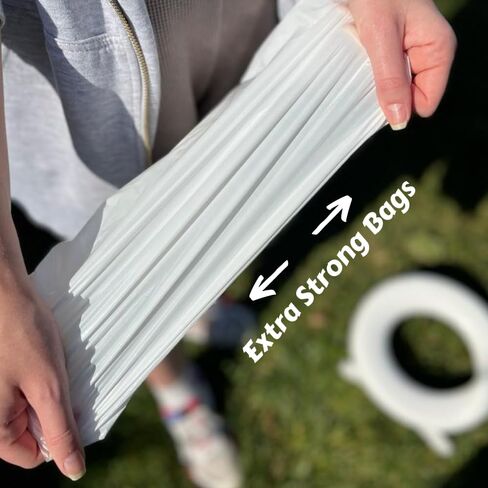 [60 Pack] Disposable Potty Bags Compatible with OXO Tot 2-in-1 Go Potty and Most Potty Chairs, Absorbant Refill Bags for Portable Travel Potty Toilet | Gift 144 Motivational Potty Training Stickers in Saudi Arabia