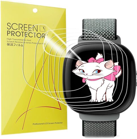 Compatible for Fitbit Ace LTE Screen Protector, [6 Pack] Full Coverage TPU Clear Film Compatible for Fitbit Ace LTE Kids (6 Pack) in Saudi Arabia