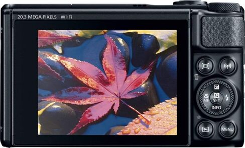 كاميرا Canon PowerShot SX740 HS مع زووم بصري 40x ومستشعر CMOS بدقة 20.3 ميجابكسل (الطراز الدولي، أسود) in Kuwait