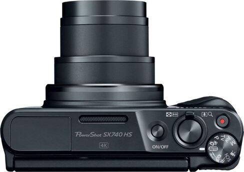 كاميرا Canon PowerShot SX740 HS مع زووم بصري 40x ومستشعر CMOS بدقة 20.3 ميجابكسل (الطراز الدولي، أسود) in Kuwait