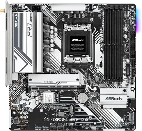 ASRock A620M PRO RS WiFi Supports AMD Socket AM5 Ryzen 7000 Series Processors in Kuwait