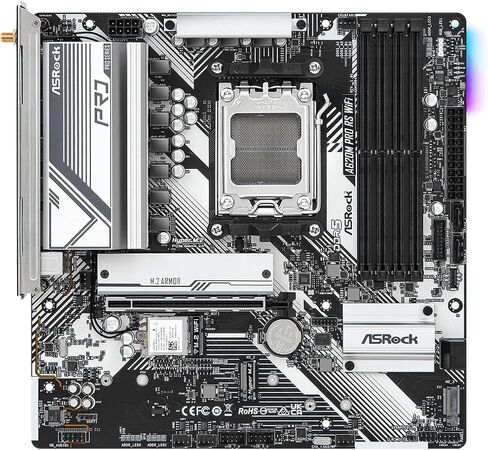 ASRock A620M PRO RS WiFi Supports AMD Socket AM5 Ryzen 7000 Series Processors in Kuwait