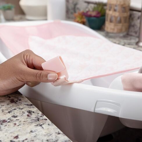 Ingenuity Comfy Clean Deluxe Newborn to Toddler Baby Bathtub, 0-24 Months, Gray in Saudi Arabia