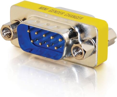 C2G/Cables to Go 02782 DB9 M/M Serial RS232 Mini Gender Changer (Coupler) in Saudi Arabia