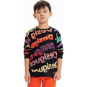 Desigual Little Boy's 3D Logo Sweatshirt