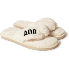 متجر نادي نسائي Alpha Omicron Pi Fuzzy Slippers للنساء