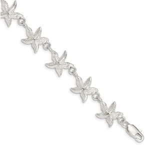 Sterling Silver Starfish Bracelet