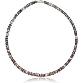 Mens and Womens Summer Beach Party Necklace From the Philippines, Special Violet Oyster Ark Shells