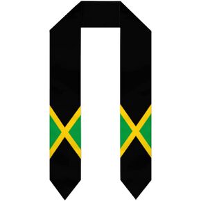 Jamaica Jamaican Flag Graduation Stole/Sash/Scarf,Graduation Gift