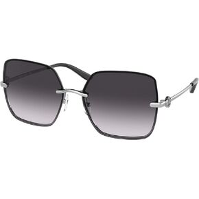 Tory Burch TY6080 Women's Sunglasses Silver/Light Grey Gradient 58
