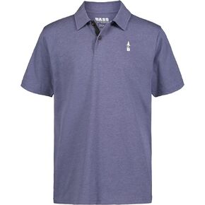 BASS OUTDOOR Boys' Short Sleeve Solid Polo