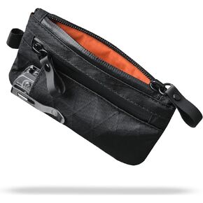 ALPAKA Zip Pouch Pro - Minimalist Zipper Wallet Black - with RFID Blocking | ID Card Holder Wallet with Zipper for Men with Multi-tool Slot