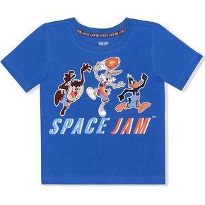 تي شيرت لوني تونز بويز باغز باني ودافي داك وتاز للأطفال الصغار - أزرق in Kuwait
