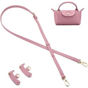 DEVPSISR Leather Purse Strap Suitable for Longchamp Handbag,Crossbody Adjustable Shoulder Strap Conversion Kit