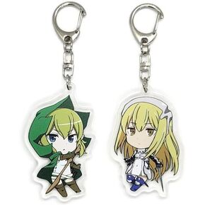 EBTY DREAMS Inc. - Set of 2 Is it Wrong Dungeon Acrylic Keychain Ais Wallenstein, Ryuu Lion v1