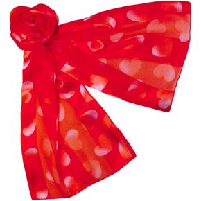 Evening Elegance Heart Scarves Valentine’s Day Mother’s Day Small Hearts in Kuwait