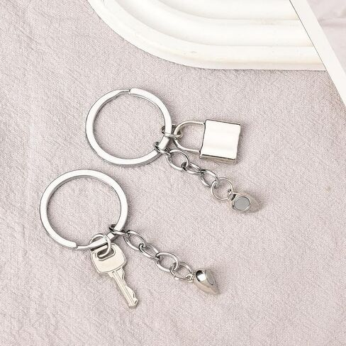 Matching Heart Keychains for Engaged Couple Gifts for Him and Her Long Distance Relationship Gifts for Boyfriend and Girlfriend Anniversary Christmas Gift for Husband and Wife Gifts Keychains Set of 2 in Saudi Arabia