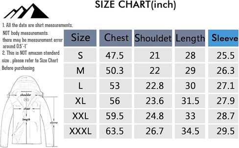 سترة LAIWANG للرجال مقاومة للماء للتزلج على الجليد ومقاومة للرياح ومعطف شتوي دافئ بغطاء للرأس in Kuwait