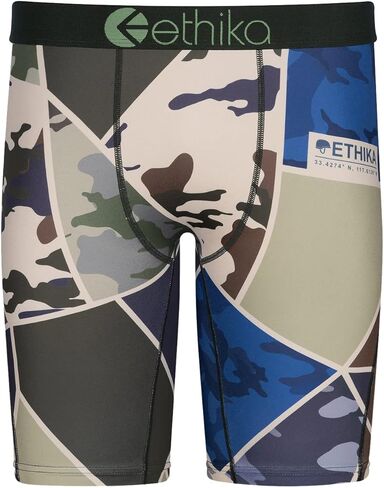 Ethika Mens Staple Boxer Brief | Patchwork Camo in Saudi Arabia