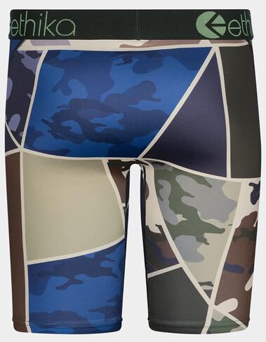 Ethika Mens Staple Boxer Brief | Patchwork Camo in Saudi Arabia