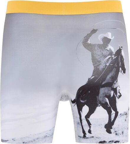 COCO BRANDS Yellowstone Men's Boxer Briefs - No Fly, Anti-Chafing Stitching, Comfort Shaped/Cotton Lined Crotch in Saudi Arabia