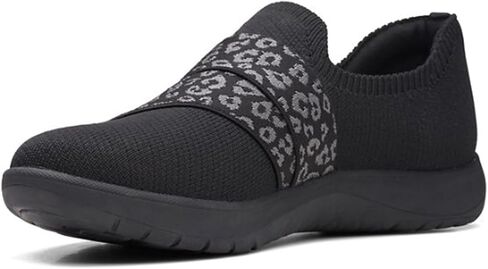 Clarks Adella Stride Black Knit 8.5 B (M) in Saudi Arabia