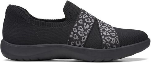 Clarks Adella Stride Black Knit 8.5 B (M) in Saudi Arabia