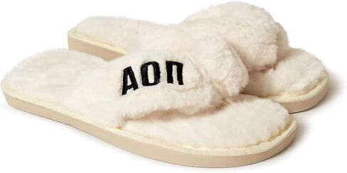 Sorority Shop Alpha Omicron Pi Fuzzy Slippers Women in Saudi Arabia