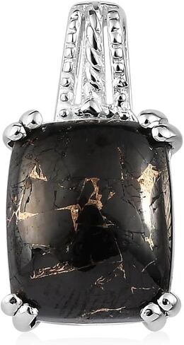 قلادة من الفضة الاسترلينية عيار 925 لعلاج الام التامل والتامل والقلق من شوب ال سي، مجوهرات للنساء, معدن, شونجيت in Kuwait