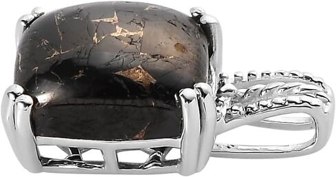 قلادة من الفضة الاسترلينية عيار 925 لعلاج الام التامل والتامل والقلق من شوب ال سي، مجوهرات للنساء, معدن, شونجيت in Kuwait